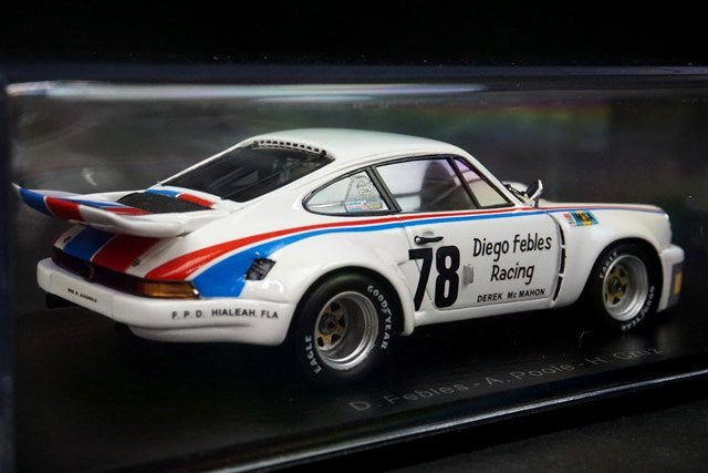 1:43 SPARK S4159 Porsche 911 RSR Le Mans LM 1976 #78 D.Febles-A.Poole-H.Cruz