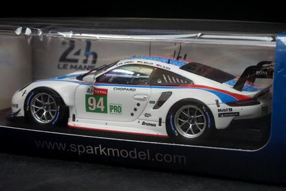 1:43 SPARK S7939 Porsche 911 RSR Porsche GT Team Le Mans 24h 2019 #94