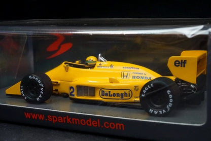 1:43 SPARK S7131 Lotus 99T Monaco GP 1987 Winner #12 A.Senna