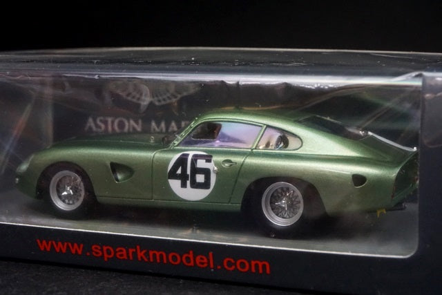 1:43 SPARK S3688 Aston Martin DP214 1963 Monza Coppa Inter-European Winner #46 R. Salvadori