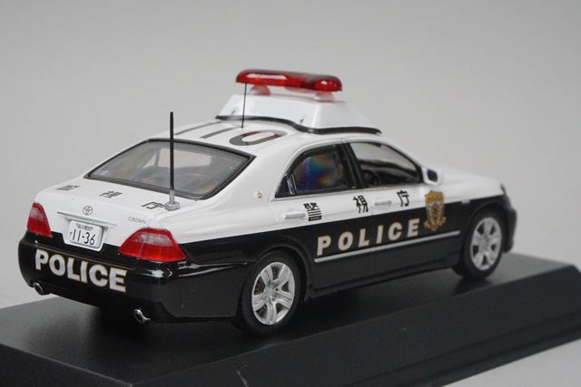 1:43 RAI'S H7430701 Toyota Crown (GRS180) 2007 Metropolitan Police Dept.