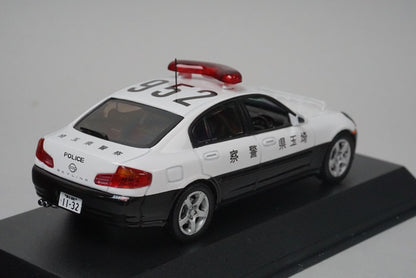 1:43 RAI'S H7430307 Nissan V35 Skyline 350GT-8 2003 Saitama Prefectural Police Highway Traffic Police Car