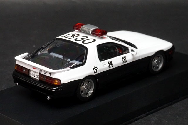 1:43 RAI'S H7438901 Mazda RX-7 (FC3S) 1989 Metropolitan Police Highway Traffic Police Vehicle