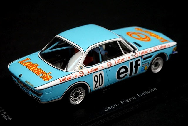 1:43 SPARK SF001 BMW CSL Champion Production 1976 #20 Jean-Pierre.Beltoise