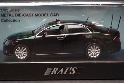 1:43 RAI'S H7430902 Toyota Crown GRS202 2009 Metropolitan Police Department Security Guard Division Police Police Vehicle