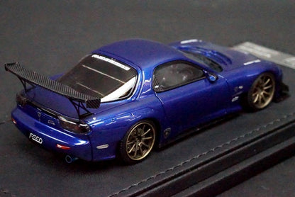 1:43 ignition model IG2186 FEED RX-7 (FD3S) Blue Metallic