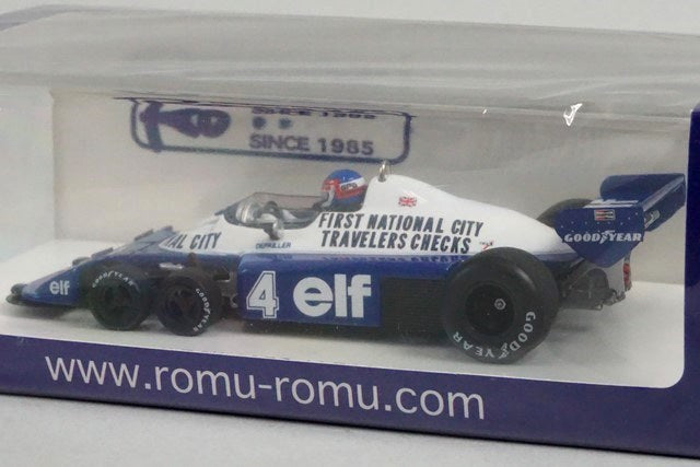 1:43 SPARK ROMU038 Tyrrell P34 1977 Japan GP P.Depailler #4