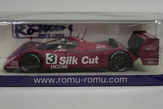 1:43 SPARK ROMU002 Jaguar XJR14 Monza Winner 1991 #3 Silk Cut