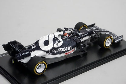 1:43 SPARK SCS213 Scuderia AlfaTauri Honda AT02 Bahrain GP 2021 #22 Hiroki Kakuda Suzuka Circuit Special Order