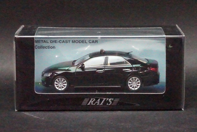 1:43 RAI'S H7431202 Toyota Mark X Premium (GRX133) Undercover 2012 Kanagawa Prefectural Police Highway Traffic Police Unit Vehicle