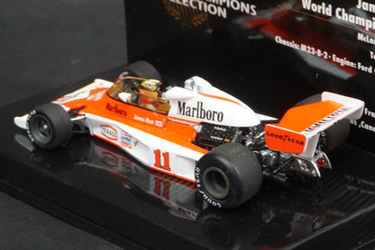 1:43 MINICHAMPS 436760011 McLaren Ford M23 World Champion 1976 #11 J.Hunt