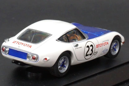 1:43 EBBRO 43252 Toyota 2000GT SCA 1968 #23 White/Blue