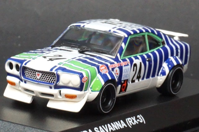 1:43 KYOSHO 03191C Mazda Savanna RX-3 #24