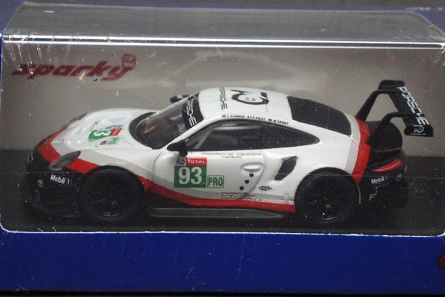 1:64 SPARK Y123 SPARK Porsche 911 RSR LM Le Mans 24h 2018 #93