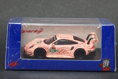 1:64 SPARK Y122 Porsche 911 RSR #92 GT Team Winner LMGTE Pro class 24h Le Mans 2018