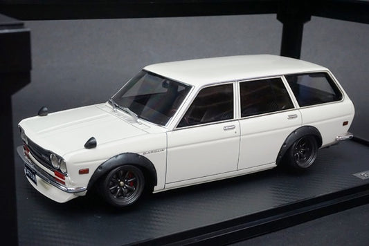 1:18 ignition model IG2220 Datsun Bluebird (510) Wagon White