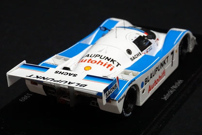 1:43 SPARK CA-WOL-10 Porsche 962 Sportwagen WM-1.Platz Dijon 1989 B.Wollek IN MEMORY OF Bob Wollek