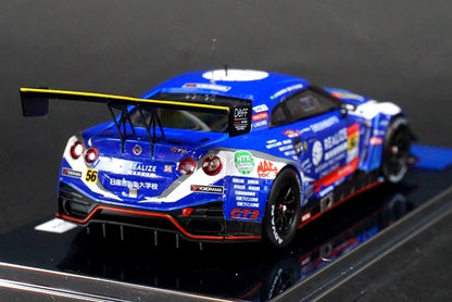 1:43 EBBRO 45749 REALIZE Nissan Automobile Technical College GT-R Super GT GT300 2020 Champion Car #56