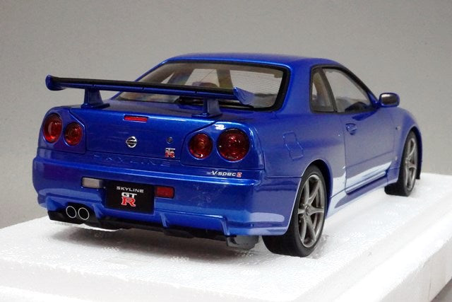 1:18 AUTOart 77408 Nissan Skyline GT-R (R34) V-SPEC II Bayside Blue