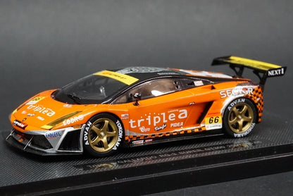 1:43 EBBRO 43963 Triple a Gallardo RG-3 Super GT300 2007 #66 Orange model car