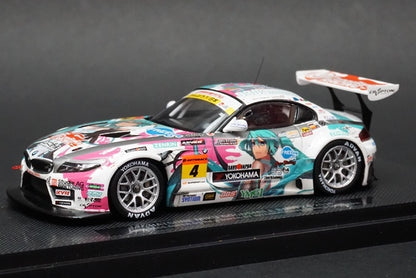 1:43 EBBRO Hatsune Miku Good Smile BMW Z4 Super GT 2011 #4 model car