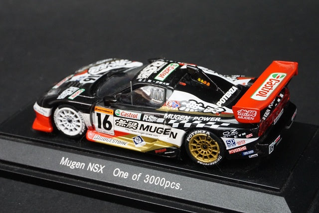 1:43 EBBRO 43355 MUGEN NSX with Air Scoop JGTC 2002 #16 model car