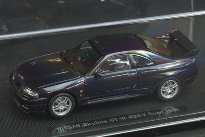 1:43 EBBRO 44187 Nissan Skyline GT-R R33 V Spec 1995 Purple