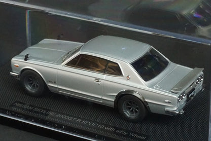 1:43 EBBRO 44311 Nissan Skyline 2000GT-R KPGC10 Silver Alloy Wheel