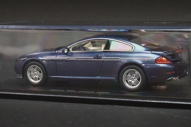 1:43 SPARK S0740 Alpina B6s Coupe 2008 Blue Metallic model car