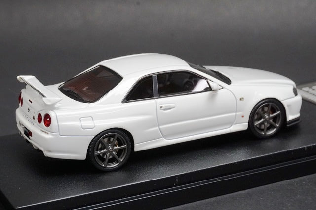 1:43 HPI 8396 MIRAGE Nissan Skyline GT-R V-spec II Nur R34 White model car