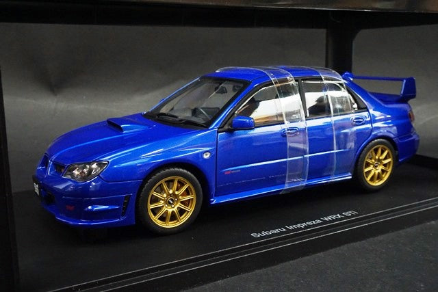 1:18 AUTOart 78681 Subaru Impreza WRX STi 2006 Blue model car