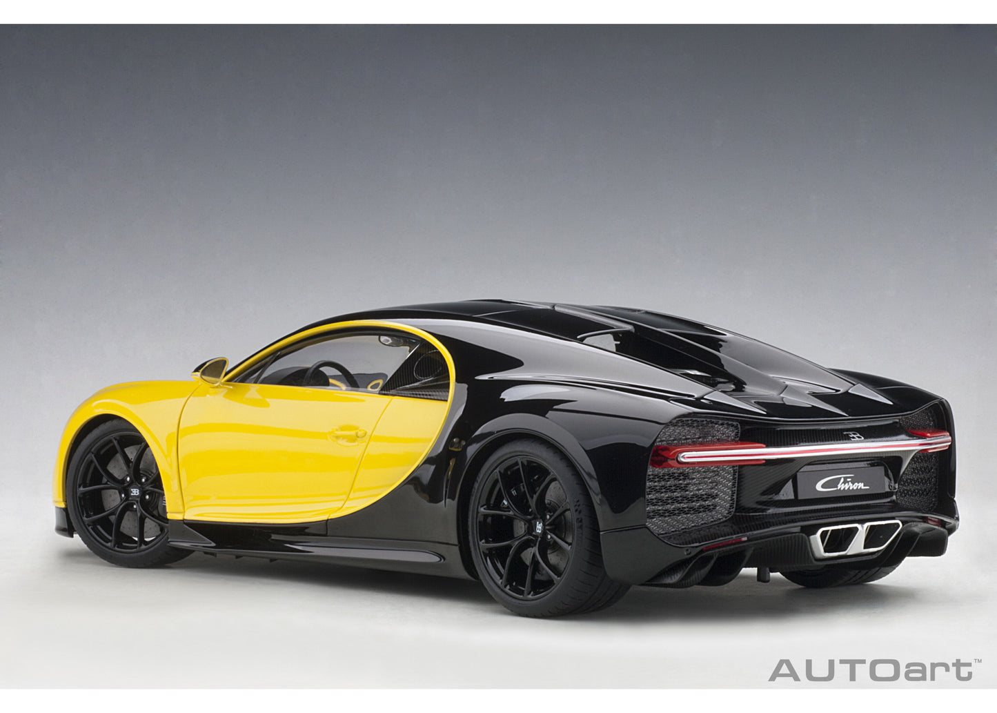 70994 AUTOart 1:18 Bugatti Shillong 2017 Yellow / Black model car