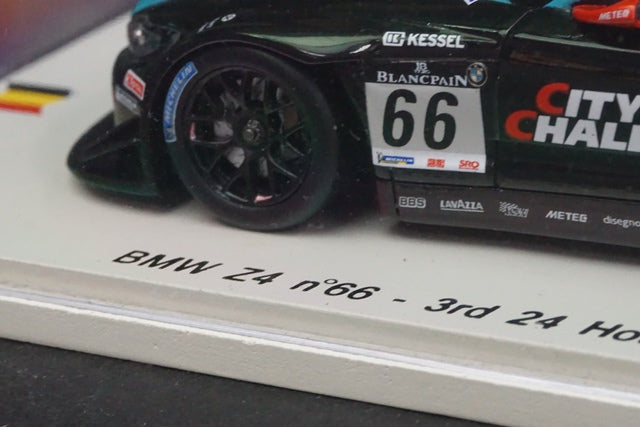 1:43 SPARK SB029 BMW Z4 SPA 24h 2012 #66 model car