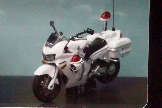 1:43 RAI'S H743MC01 Honda VFR800P 2002-2008 Metropolitan Police Department Traffic Cavalry Motorcycle for Traffic Enforcement / Motorcycle for Traffic Enforcement by the competent authorities