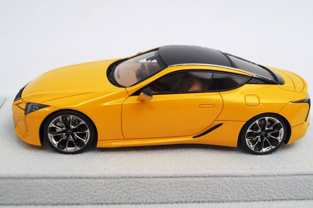 EX4002 ENIF 1:43 MakeUp Lexus LC500 S package RHD Interior color Oak Naples Yellow Contrast layering KIDBOX