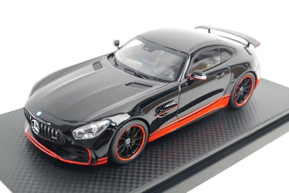 AL420709 Almost Real 1:43 Mercedes AMG GT-R 2017 in Glossy Black/Red model car