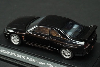 1:43 EBBRO 43586 Nissan Skyline GT-R R33 Vspec 1996 Black