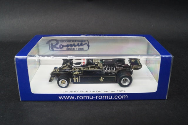 ROMU025 SPARK 1:43 Lotus 91 Ford 7/12 #11 1982 S.Nakajima F1 Test model cars