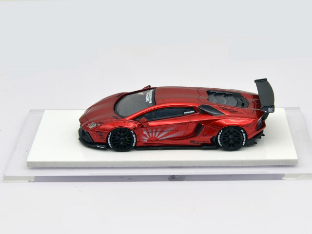 LB700-007 LB PERFORMANCE 1:64 LIBERTY WALK LB-WORKS Aventador LP700 Chrome Red