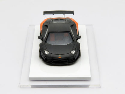 LB700-022 LB PERFORMANCE 1:64 LIBERTY WALK LB Works Aventador LP700 Black/Orange