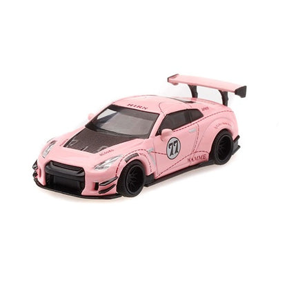 MC48-PK MINI-GT 1:64 LBWK Limited LB WORKS GT-R R35 type2 rear wing ver.3 Pink Pig RHD