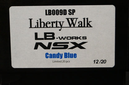 LB009DSP MakeUp EIDOLON 1:43 LBWK Limited LB-WORKS NSX Candy Blue