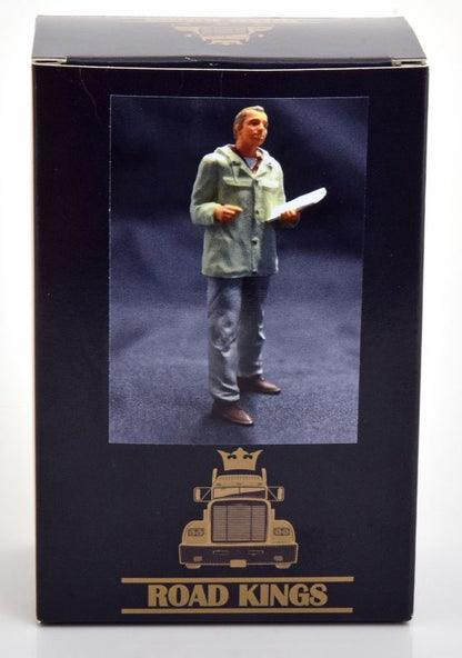 RK18A005 ROAD KINGS 1:18 Figurine Spediteur Standing