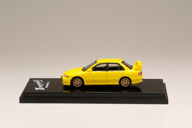 HJ641010CY Hobby JAPAN 1:64 Mitsubishi Lancer GSR Evolution III CE9A custom ver. Dandelion Yellow