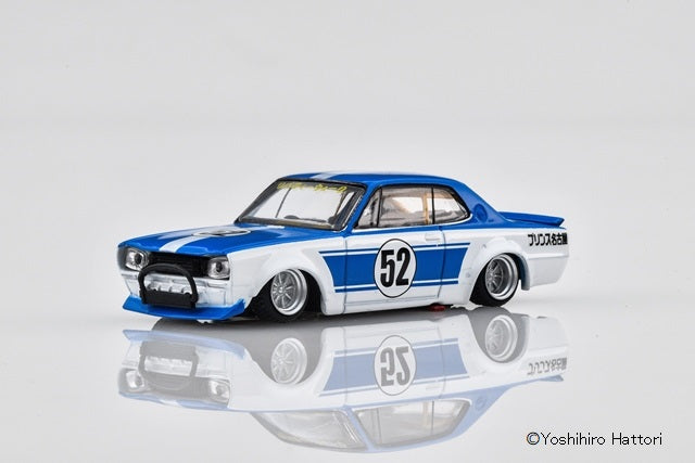 AOSHIMA 1:64 Grachan 12th KENBOX BoostGear Custom LB Hakosuka 71 Mark 2 2car set