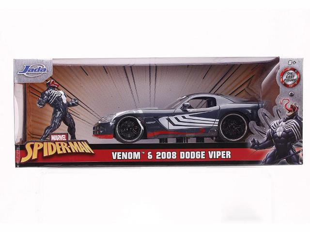 26071 JadaToys 1:24 Dodge 2008 Dodge Viper SRT w/Venom Marvel BK