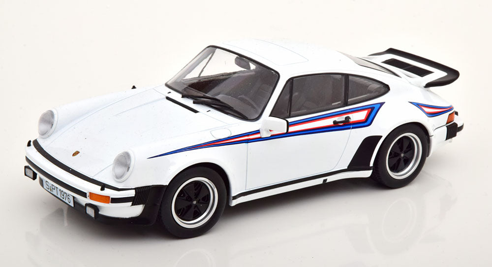 KKDC180572 KK scale 1:18 Porsche 911 930 3.0 Turbo 1976 White MARTINI