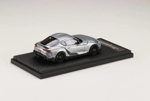 PM43125TS MARK43 1:43 Toyota GR Supra A90 GR Parts Silver Metallic model car