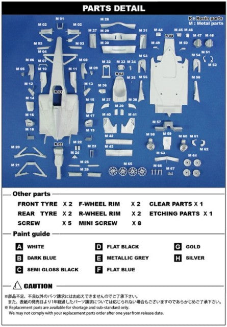 FK20225 1:20 Studio27 FW30 2008 Memorial livery version multimedia kit