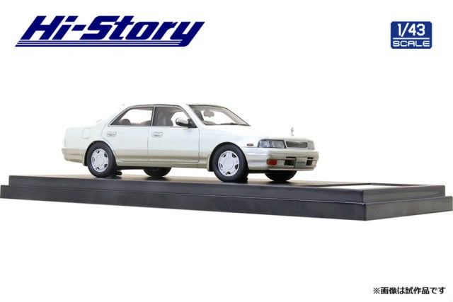 HS295WG Hi-Story 1:43 Nissan LAUREL 25 twincam Medalist V (1993) White Pearl